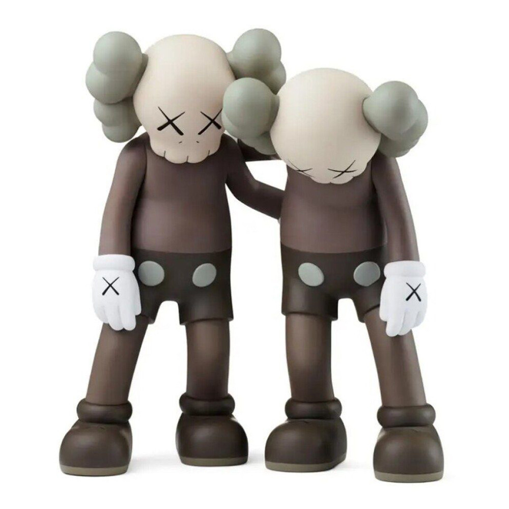 KAWS Along the Way Open Edition Vinyl Figure 26cm 10.23inches Brown