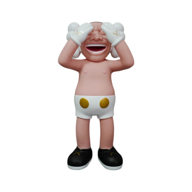 KAWS Yue Minjun Vinyl Figure 31cm 12.20inches
