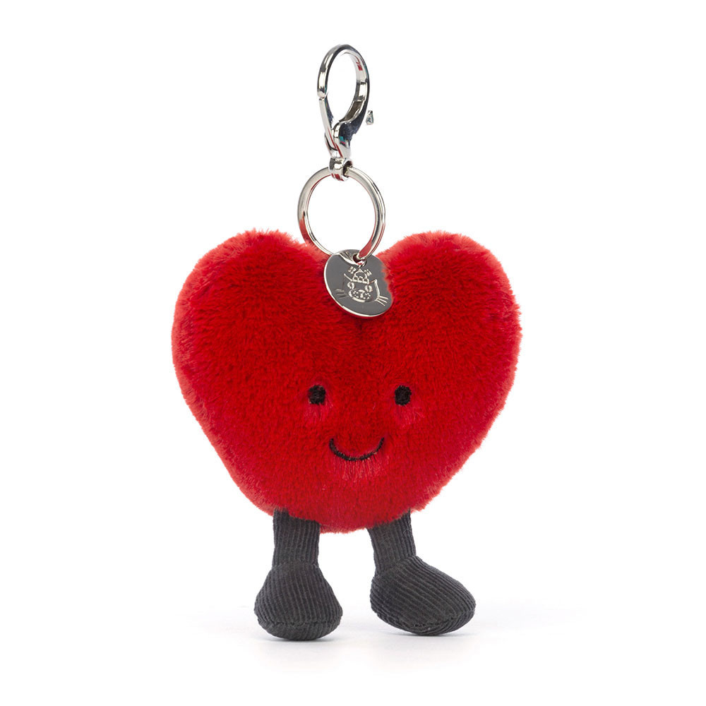 Jellycat Amuseables Heart Bag Charm 12cm 4.72inches