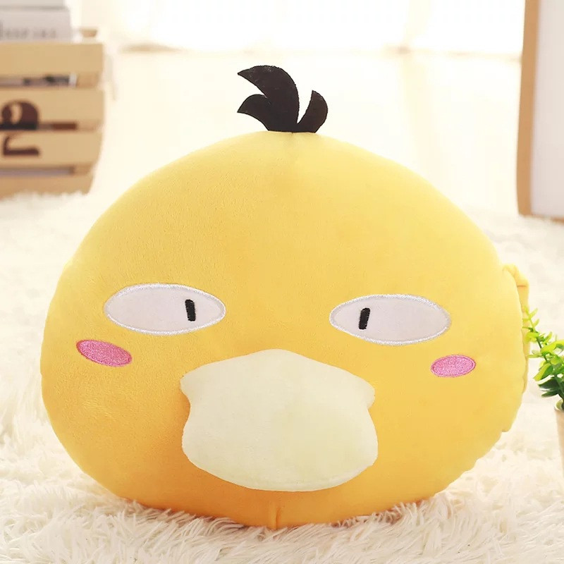 Pokemon Psyduck Soft Stuffed Plush Pillow 32x28cm 12.59x11.02inches