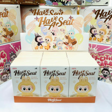 Pop Mart Labubu The Monsters Have a Seat Vinyl Face Plush Blind Box Whole Set 6pcs