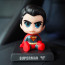 Superman Black Suit Shaking Head Figure Car Decoration Accessories
