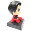 Superman Black Suit Shaking Head Figure Car Decoration Accessories