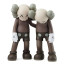 KAWS Along the Way Open Edition Vinyl Figure 26cm 10.23inches Brown
