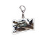 Italian Brainrot Bombardiro Crocodillo Acrylic Keychain 5cm 2inches