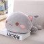 Grey Open Eyes Cat Plush Toy 60cm 23.6inches