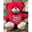 Mother's Day Bear Soft Stuffed Plush Red
