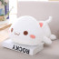 White Open Eye Cat Plush Toy 50cm 16.98inches