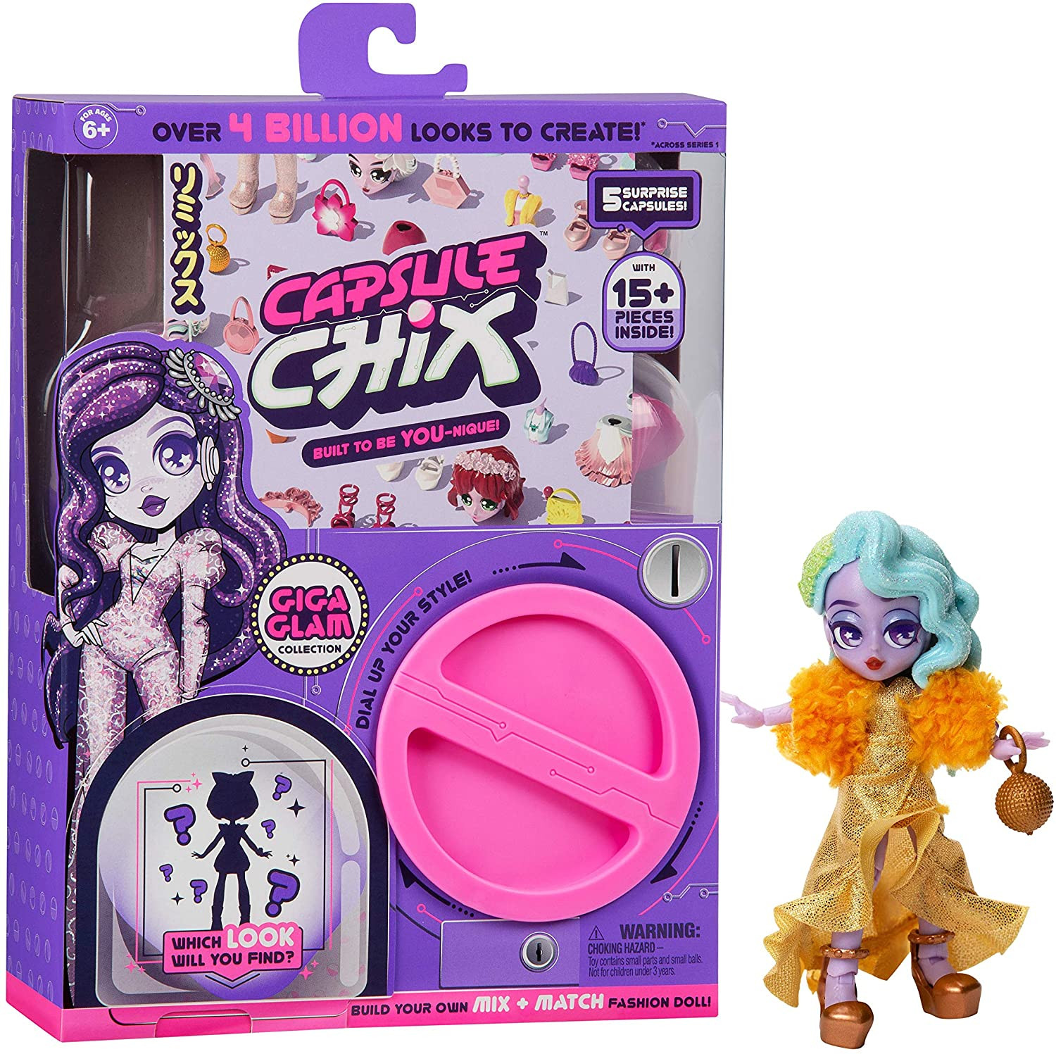 Claire's Capsule Chix Girl's Capsule Chix Giga Glam Collection