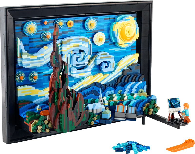 Vincent Van Gogh The Starry Night 21333 Brick Building Kit
