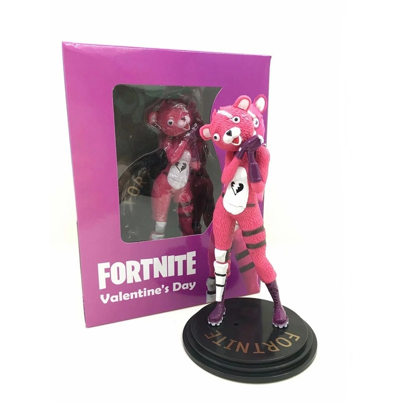 Fortnite Cuddle Team Pink Bear Figure