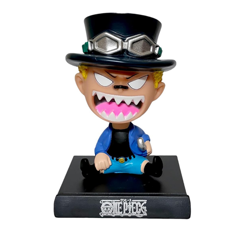 One Piece Sabo Shaking Head Figure Car Decoration Accessories