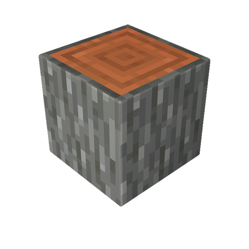 Minecraft Magnetic AcaciaLog Blocks Kit Toy 3 Pcs Set