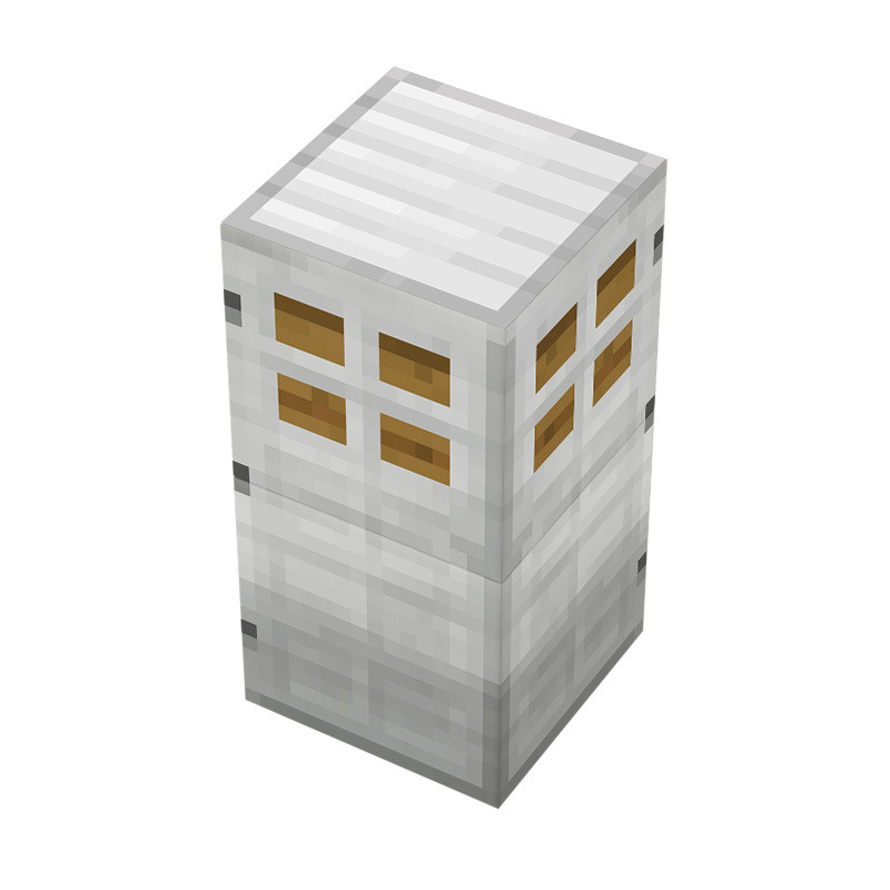 Minecraft Magnetic Iron Door Blocks Kit Toy 3 Pcs Set