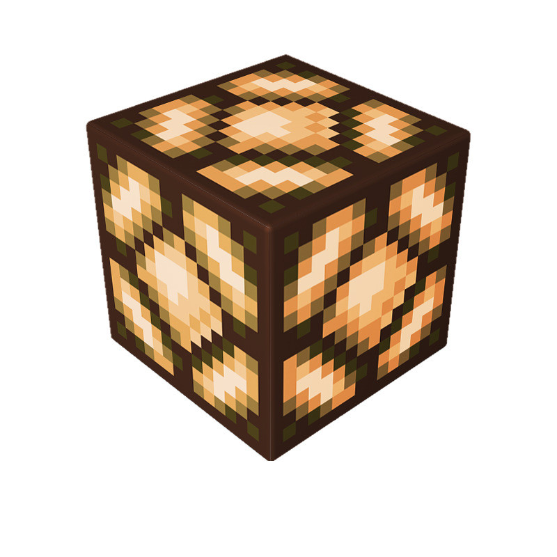 Minecraft Magnetic Redstone Lamp Blocks Kit Toy 3 Pcs Set