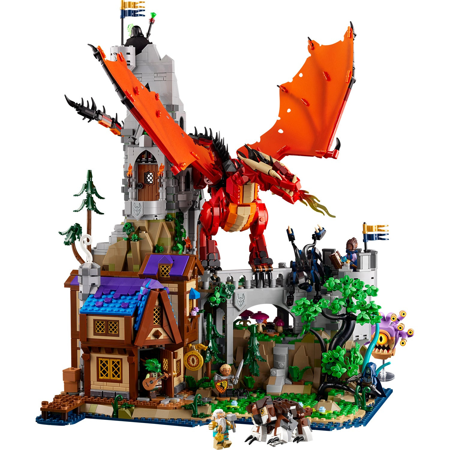 Dungeons & Dragons Red Dragon's Tale 21348 Ideas Brick Building Kit
