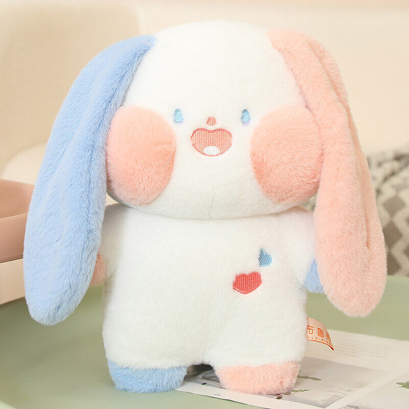Long Ears Rabbit Blue Pink Plush Toy - 30cm 11.81inches 2024