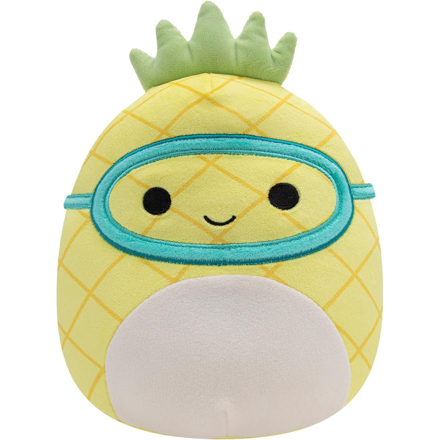 Squishmallows Maui Pineapple with Scuba Mask Plush Toy 20cm 7.87inches