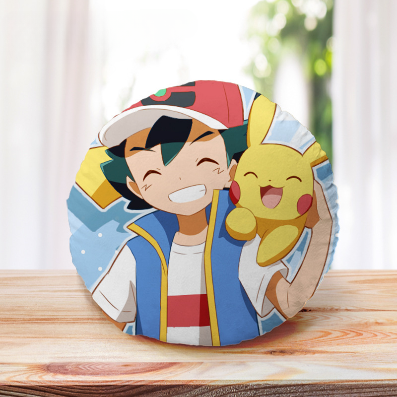Pokemon Ash and Pikachu Soft Stuffed Plush Pillow 40cm 15.74inches