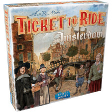 Ticket To Ride Amsterdam: Family Trains Network and Route Building Board Game
