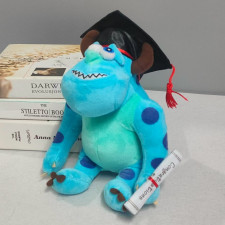 Sulley Sullivan Monsters Inc Graduation Soft Stuffed Plush 20cm 7.87inches
