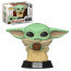 Funko Pop Star Wars The Mandalorian Baby Yoda The Child With Cup #378 Vinyl Figure