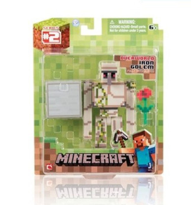 Minecraft Series 2 Iron Golem Action Figure Overworld