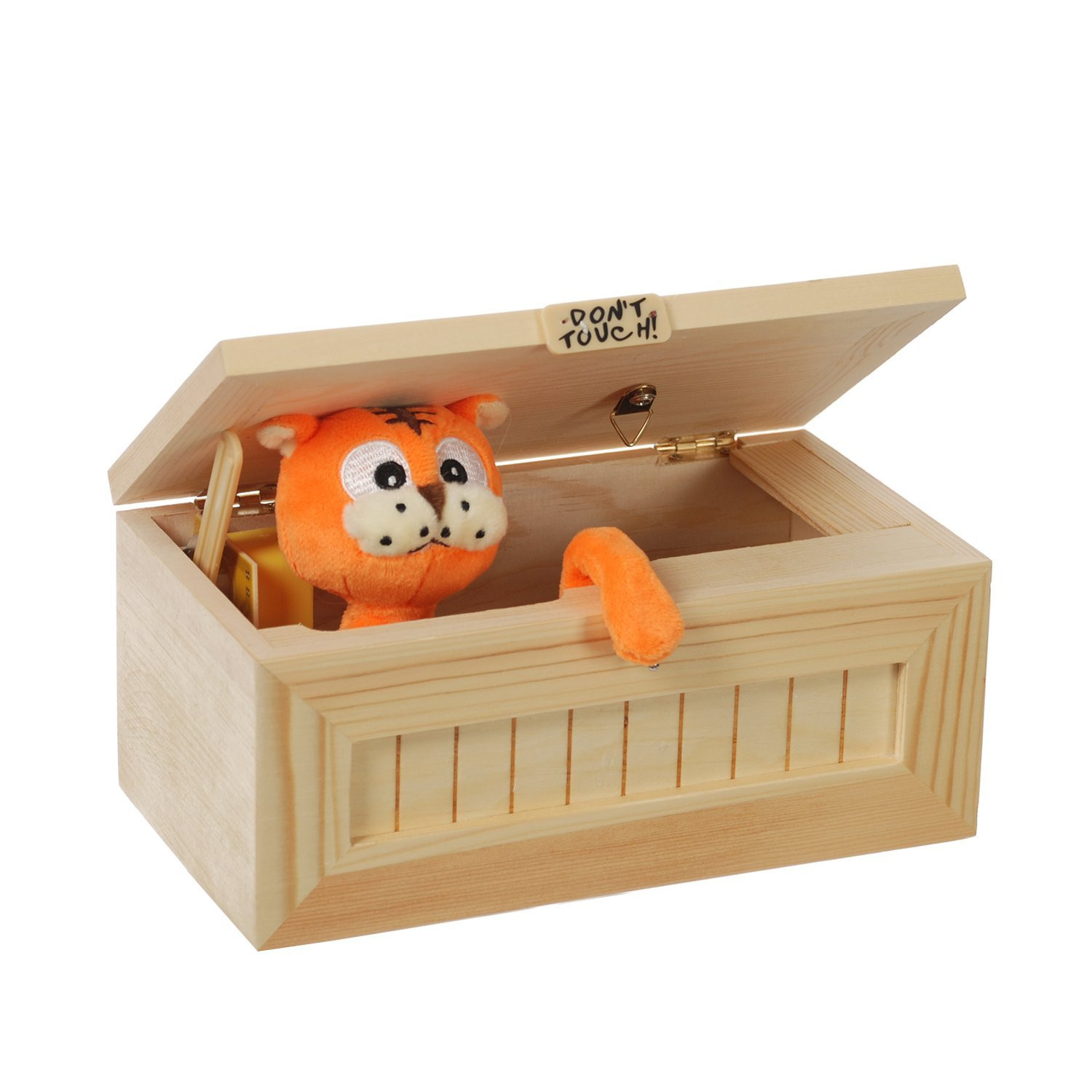 Tiger Useless Box, Hezong Don't Touch Box  Real Wood
