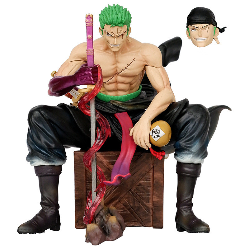 One Piece Roronoa Zoro Sitting Figure Statue