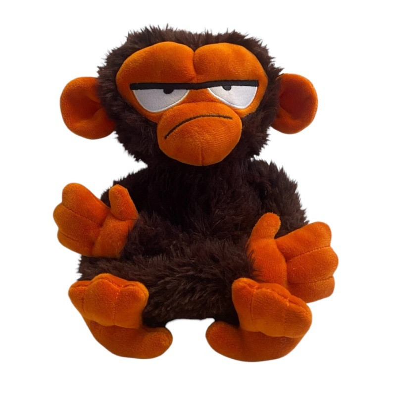 Grumpy Monkey Soft Stuffed Plush 25cm 10inches