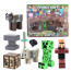 Minecraft Overworld Comic Maker Figure Pack, Steve With Creeper Wolf