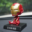 Iron Man Shaking Head Figure Car Decoration Accessories