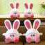 Kirby Bunny Ears Soft Stuffed Plush Multiple Sizes