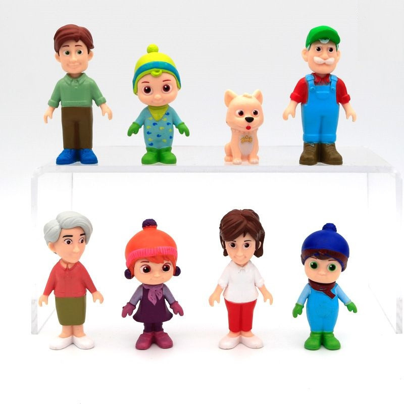 Cocomelon Friends and Family 8 Piece Figure Set
