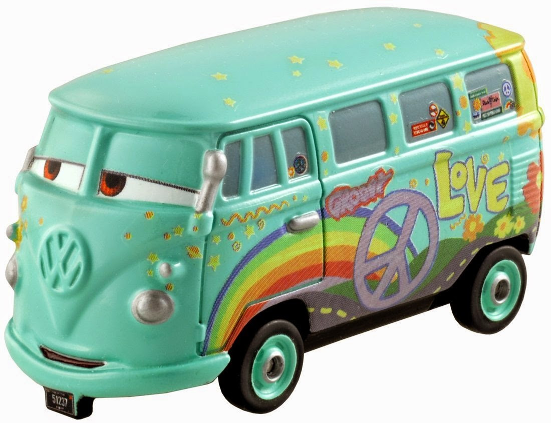 Tomy Tomica Disney Cars VW Van Fillmore C-14