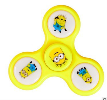 Minion 3 Sided Fidget Spinner