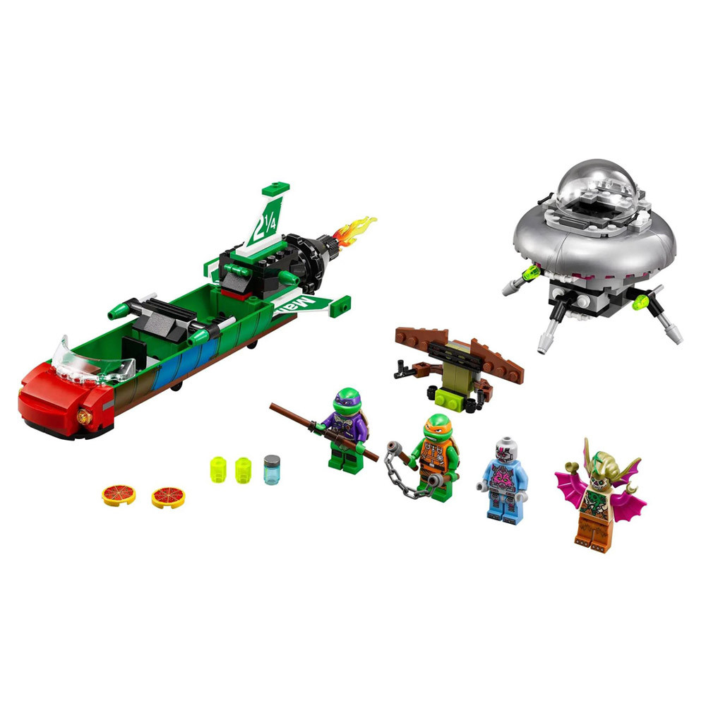 Ninja Turtles T-Rawket Sky Strike 79120 Brick Building Kit