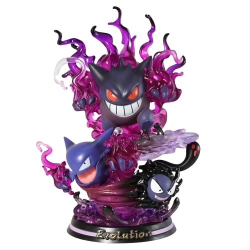 Gastly Haunter Gengar From Pokemon Deluxe Figure Statue