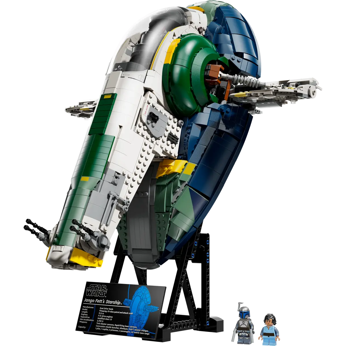 Star Wars Jango Fett's Firespray-Class Starship 75409 Brick Building Kit
