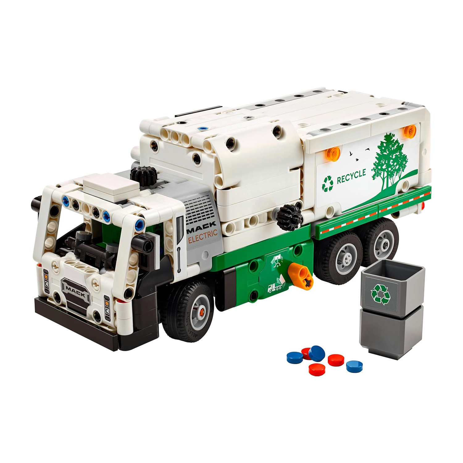 Technic Mack LR Electric Garbage Truck 42167 Brick Building Kit
