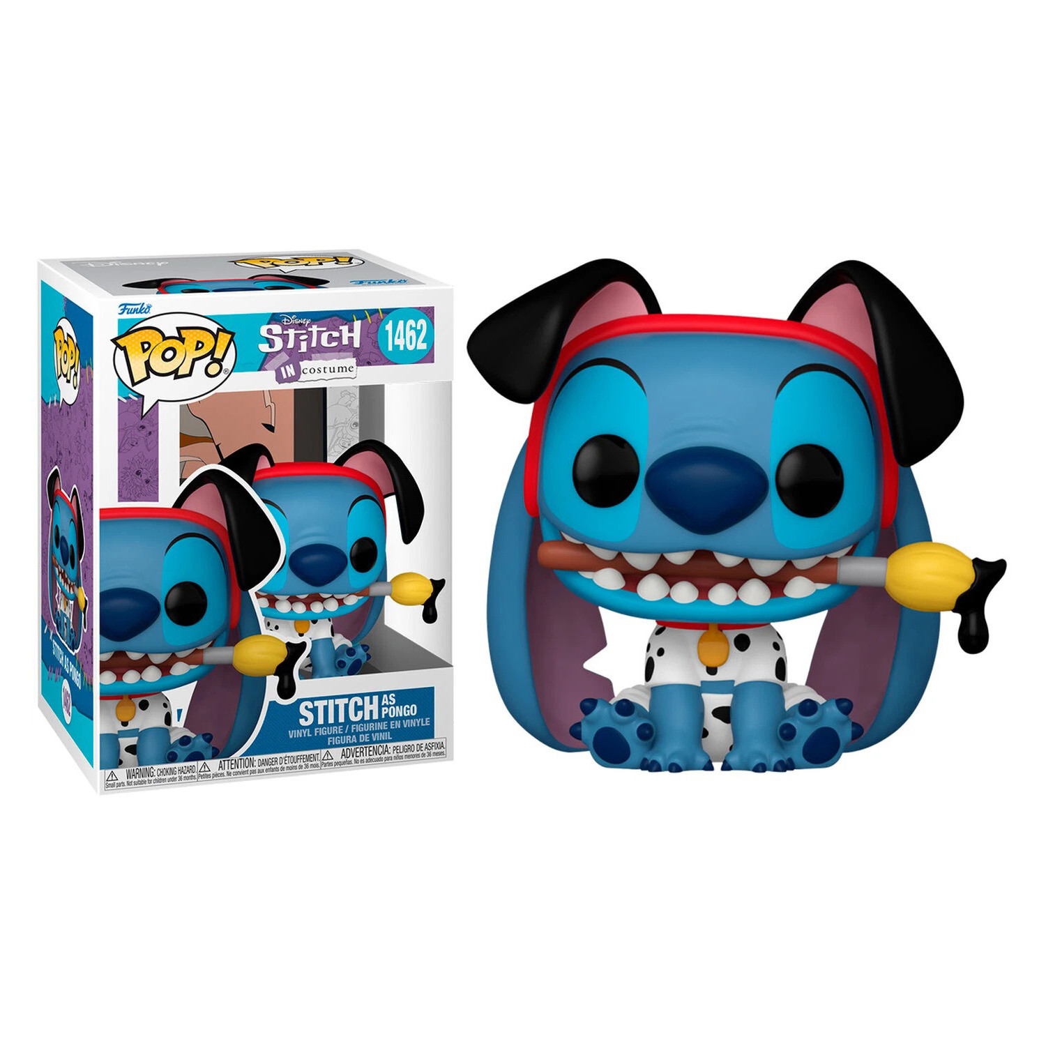 Funko Pop Stitch as Pongo #1462 Vinyl Figure