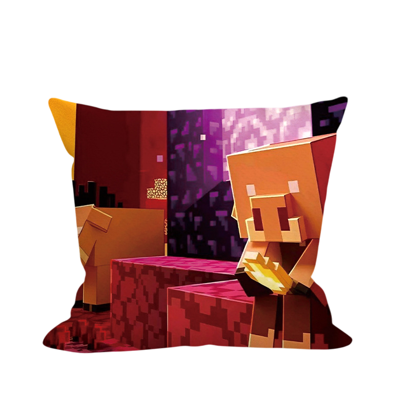 Minecraft Pigs Soft Stuffed Plush Pillow Multiple Sizes