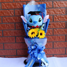 Stitch Graduation Plush Bouquet 55cm 21.65inches