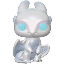 Funko Pop How To Train Your Dragon The Hidden World Light Fury Glitter Exclusive #687 Vinyl Figure 
