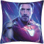 Marvel Iron Man Sparkling Front Portrait Soft Stuffed Plush Pillow Multiple Sizes