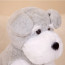 Grey Schnauzer Plush Toy 35cm 13.8inches