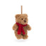 Jellycat Bartholomew Bear Decoration Ornament 12cm 4.72inches