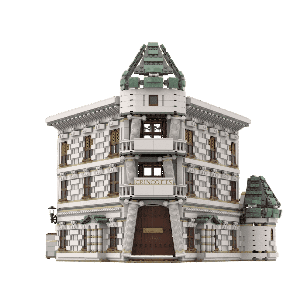 Harry Potter Gringotts Bank and Ukranian Ironbelly Dragon 75978 Brick Building Kit
