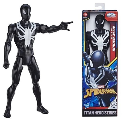 Spider-Man Titan Hero Series Web Warriors: Black Suit Spider-Man