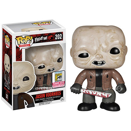 Jason Voorhees Unmasked SDCC Limited Funko Pop # 202